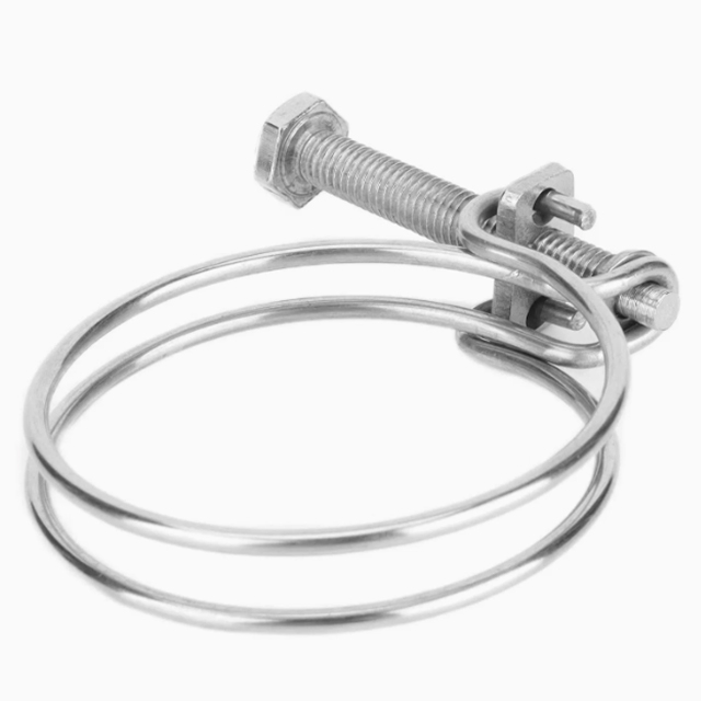 Bra&ccedil;adeira de mangueira de fio duplo